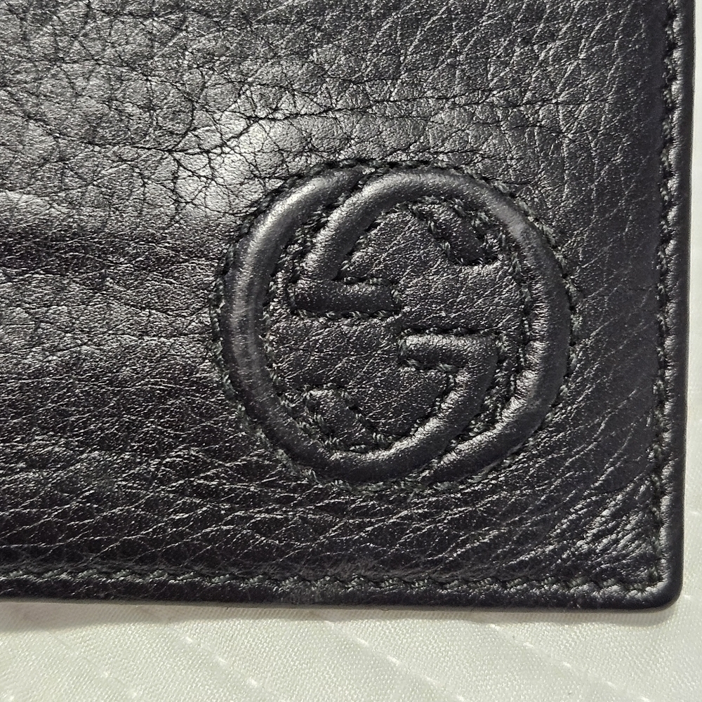 Gucci Soho Leather Money Clip Bifold Wallet - Picture 8 of 9